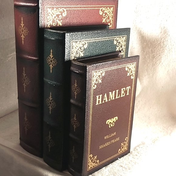 Other - Fabulous set of 3 Book nesting storage boxes. NIB!